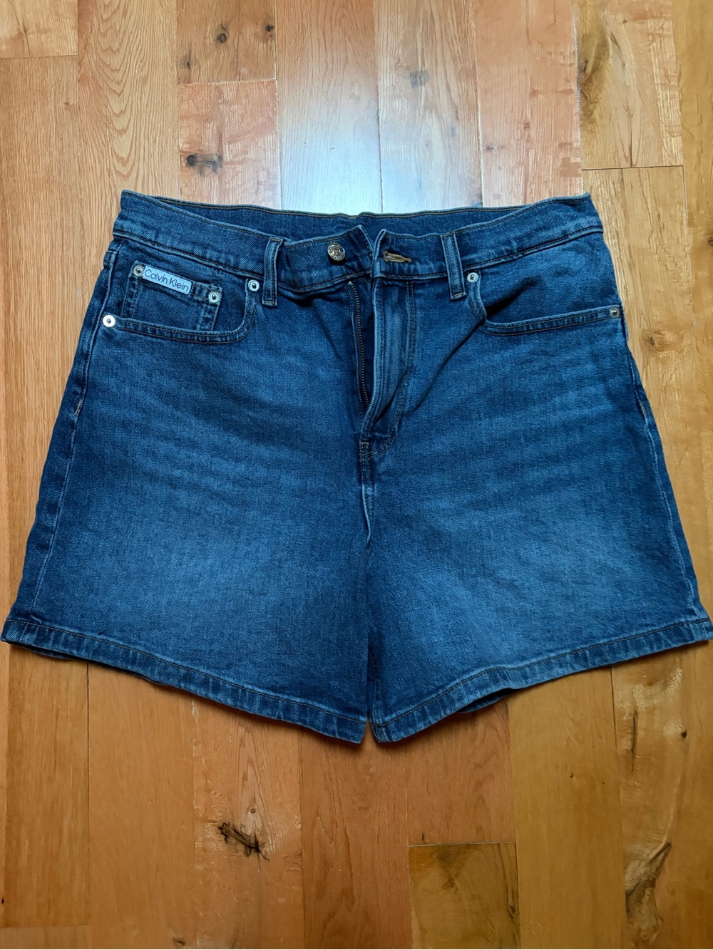 Calvin Klein Women's Dark Indigo Denim Shorts